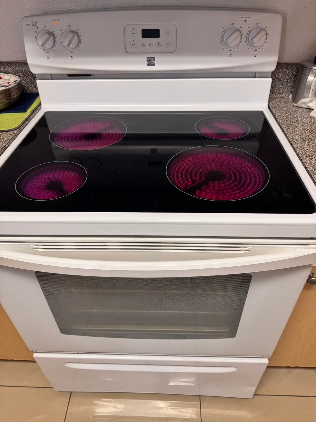 🚚 Product Sold – Kenmore White Electric Stove 🚚 Product Sold – Kenmore White Electric Stove